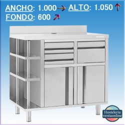 Mueble Mesa Cafetera INFRICO MCAF 1000 CD