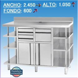 Mueble Mesa Cafetera INFRICO MCAF 2500