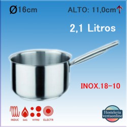 PUJADAS Cazo Recto Alto Ø16cm P202.016