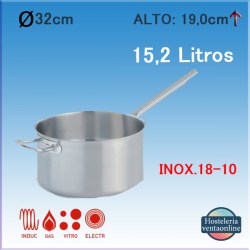 PUJADAS Cazo Recto Alto Ø32cm P202.032