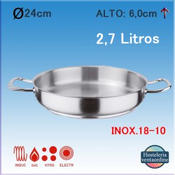 PUJADAS Paellera Sin Tapa Ø24cm P205.024