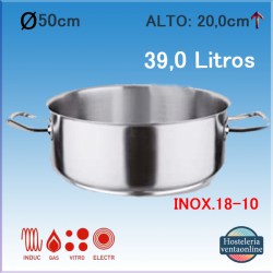 PUJADAS Cacerola Baja Sin Tapa Ø50cm P217.050