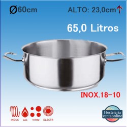 PUJADAS Cacerola Baja Sin Tapa Ø60cm P217.060