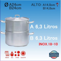 PUJADAS Conjunto Vaporera Ø24cm P244.024