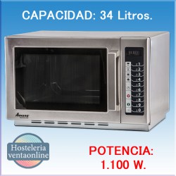 MICROONDAS PROFESIONAL RCS-511 TS MENUMASTER