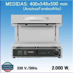 Salamandra Eléctrica Ultrarrápida Tecnoinox QSE40/0CB