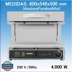 Salamandra Eléctrica Ultrarrápida Tecnoinox QSE60/0CB