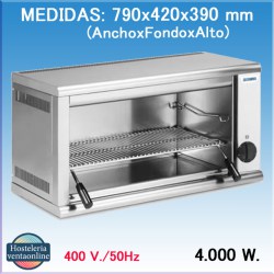 Salamandra Eléctrica Ultrarrápida Tecnoinox QSEF2/0