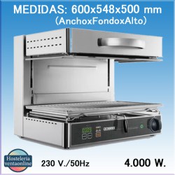 Salamandra Eléctrica Ultrarrápida Tecnoinox QSET60/0CB