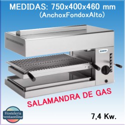Salamandra Pasante a Gas Tecnoinox SG