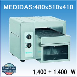 TOSTADOR CINTA INFRICO TTV 2400 PROFESIONAL.