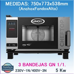 Horno unox Eléctrico XEVC-0311-EPRM