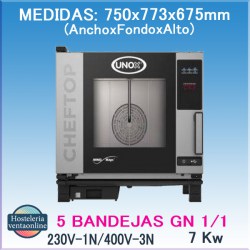 Horno unox Electrico XEVC-0511-E1RM