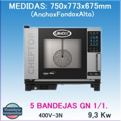 Horno UNOX Eléctrico XEVC-0511-EPRM