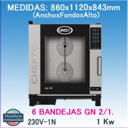 Horno UNOX Gas XEVC-0621-GPRM