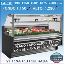 Vitrina expositora Refrigerada Infrico Serie BARCELONA VBC-RUCP