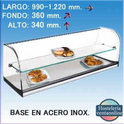 Vitrina Neutra Inox VCL vitrinas Gomez