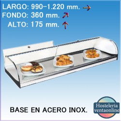 Vitrina Neutra Inox VCP Vitrinas Gomez