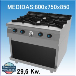 Cocina a gas 741 CHEF