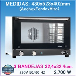 HORNO UNOX XF 003 ROBERTA LINEMICRO ELECTRICO