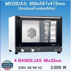 HORNO UNOX XF 023 ANNA LINEMICRO ELECTRICO