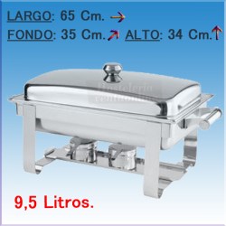 CHAFING DISH CON TAPA