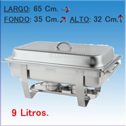 CHAFING DISH ECONÓMICO CON TAPA